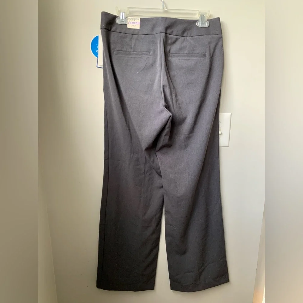 DOCKERS Women’s Gray Unlined Trousers